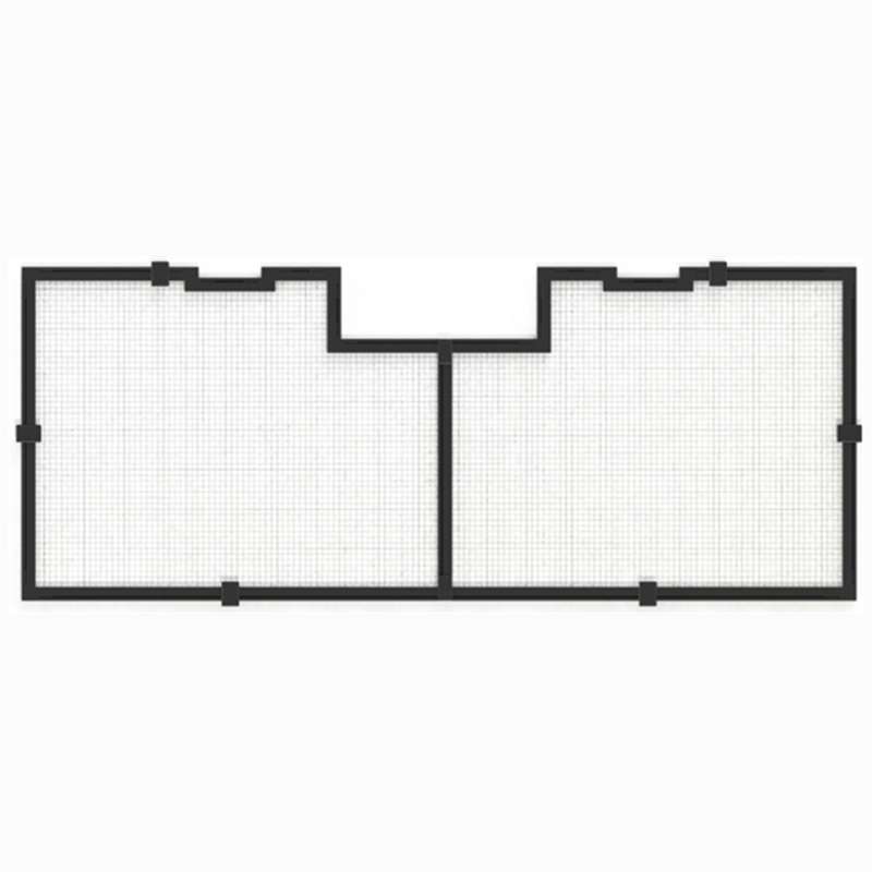 以色列红海鱼缸水族箱海缸防跳网铝合金尼龙透光防跳缸