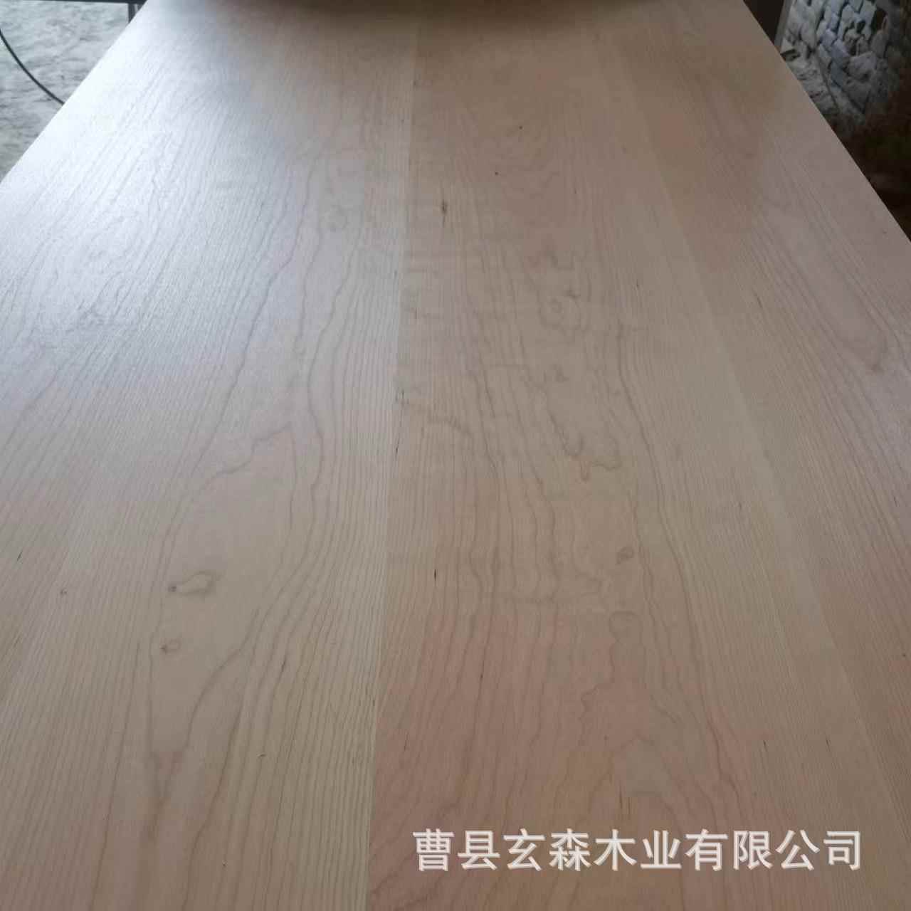 北美桃木拼板桌面板无居结疤实木板家橱柜装修板樱红直樱FTN桃拼