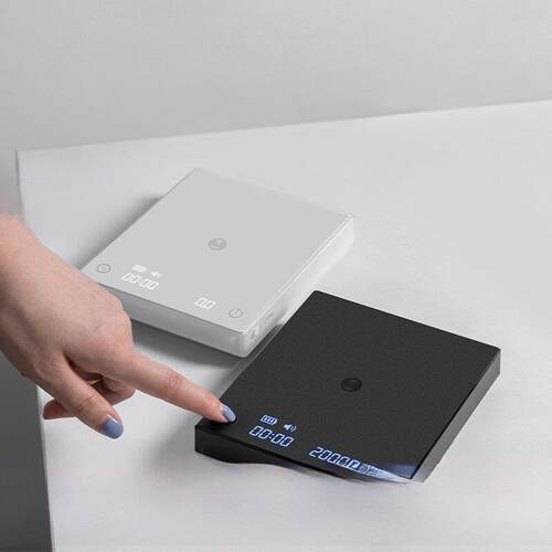 泰摩 黑镜BASIC 2咖啡电子秤 意式手冲咖啡秤家用咖啡豆称重计时