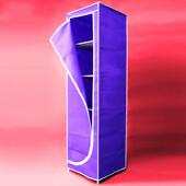 800系列W7衣柜易衣柜布艺单人装 组钢宿舍出租房家用加固架结简实