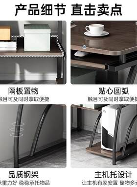 书桌书架RSI一体家用屋式电脑桌办出租小户型卧室学生写字桌公台
