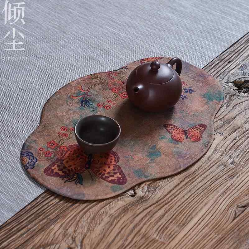 云纱茶席 壶垫干泡垫小型一人席 香席中式禅意防水茶巾茶桌布垫子,居家布艺,茶席,淘宝优惠券,粉丝福利购,淘宝优惠卷