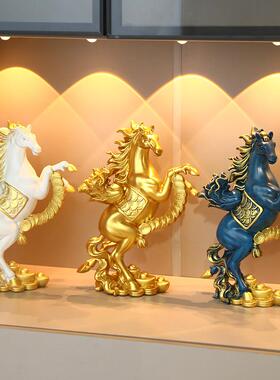 马到成功招财摆件风水工艺品家居客厅酒柜玄关创意桌面装饰礼品