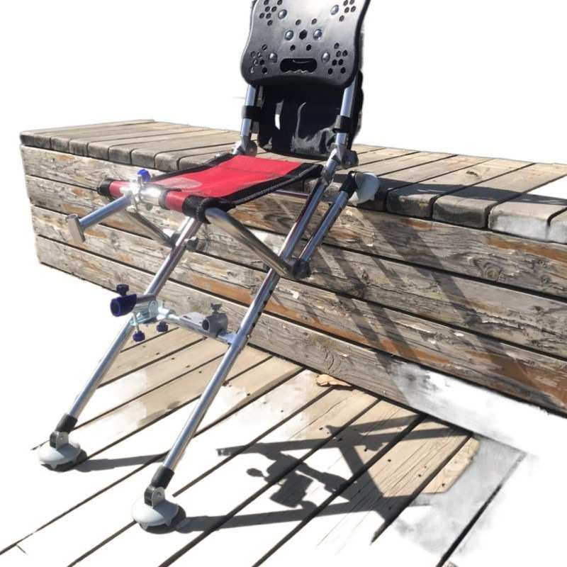 uvC不锈钢全地形可折叠钓鱼椅多功能便携钓鱼马扎小钓凳轻便钓鱼