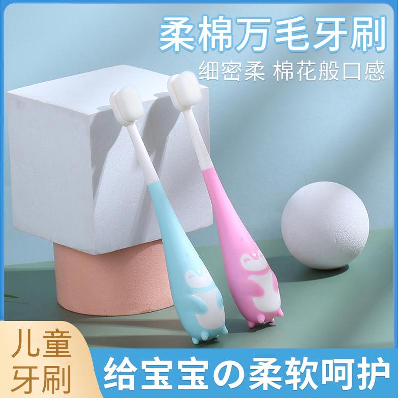 Soft Bristle Toothbrush for Toddlers 2-12 Years Old, Baby an