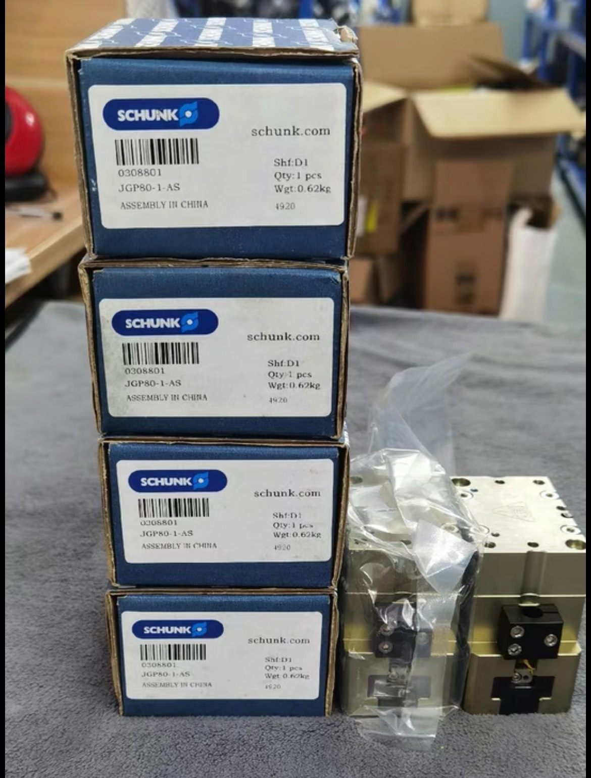 SCHUNK德国雄克JGP80-1-AS夹爪气缸，03088