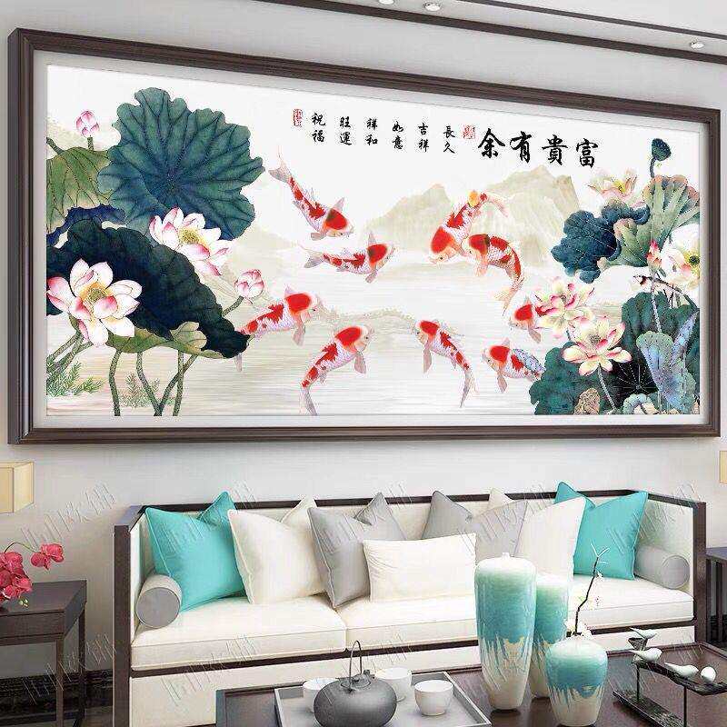 2025新款钻石画满钻客厅家和万事兴孔雀圆砖点贴钻十字绣5钻石绣