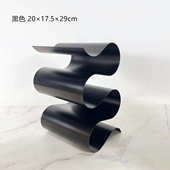 饰金属形桌面红酒简约客厅 酒柜样板房装 s批现代摆件架 餐厅书房