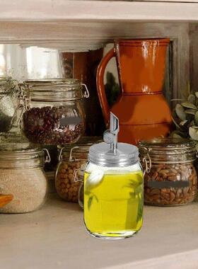 Mason Jar Grease Nipple Wide Mouth Spout Lid Pitcher