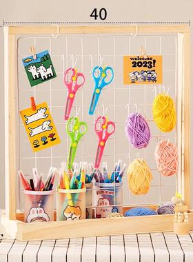 钥匙扣展示架实木带钩首饰展示架小饰品挂架挂钩耳环展示架手链.