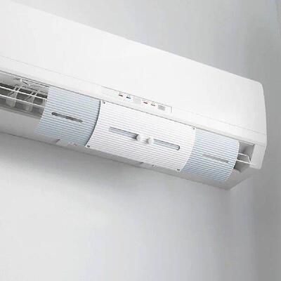 Adjustable Windshield Air Conditioning Baffle Shield