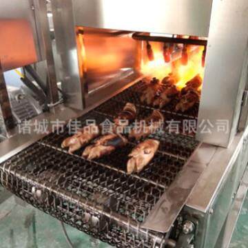 佳品家禽烧毛机牛蹄驴蹄猪脸网带式烧毛家禽杂毛处理机器流水线