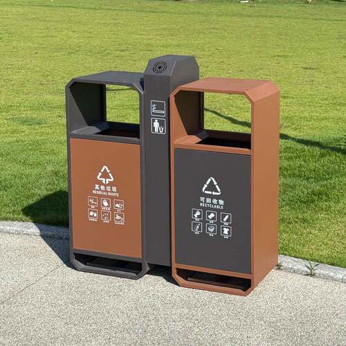 户外垃圾桶不锈钢环卫商用小区分类果皮箱室外景区公园垃圾箱