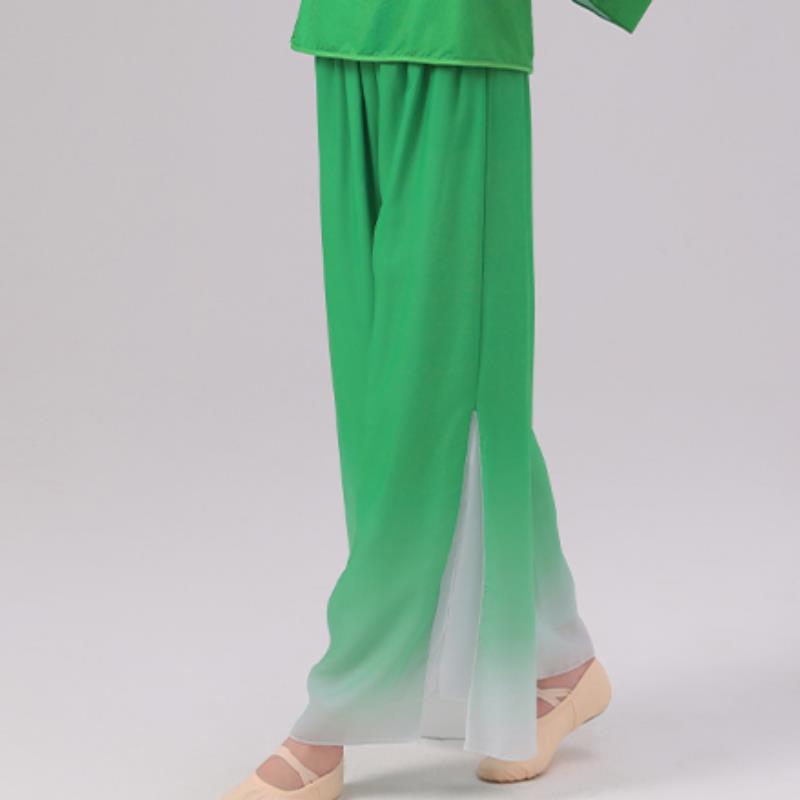 高档服新国款古典舞蹈女飘老逸腰鼓广场舞服装中年喜庆中风民族演