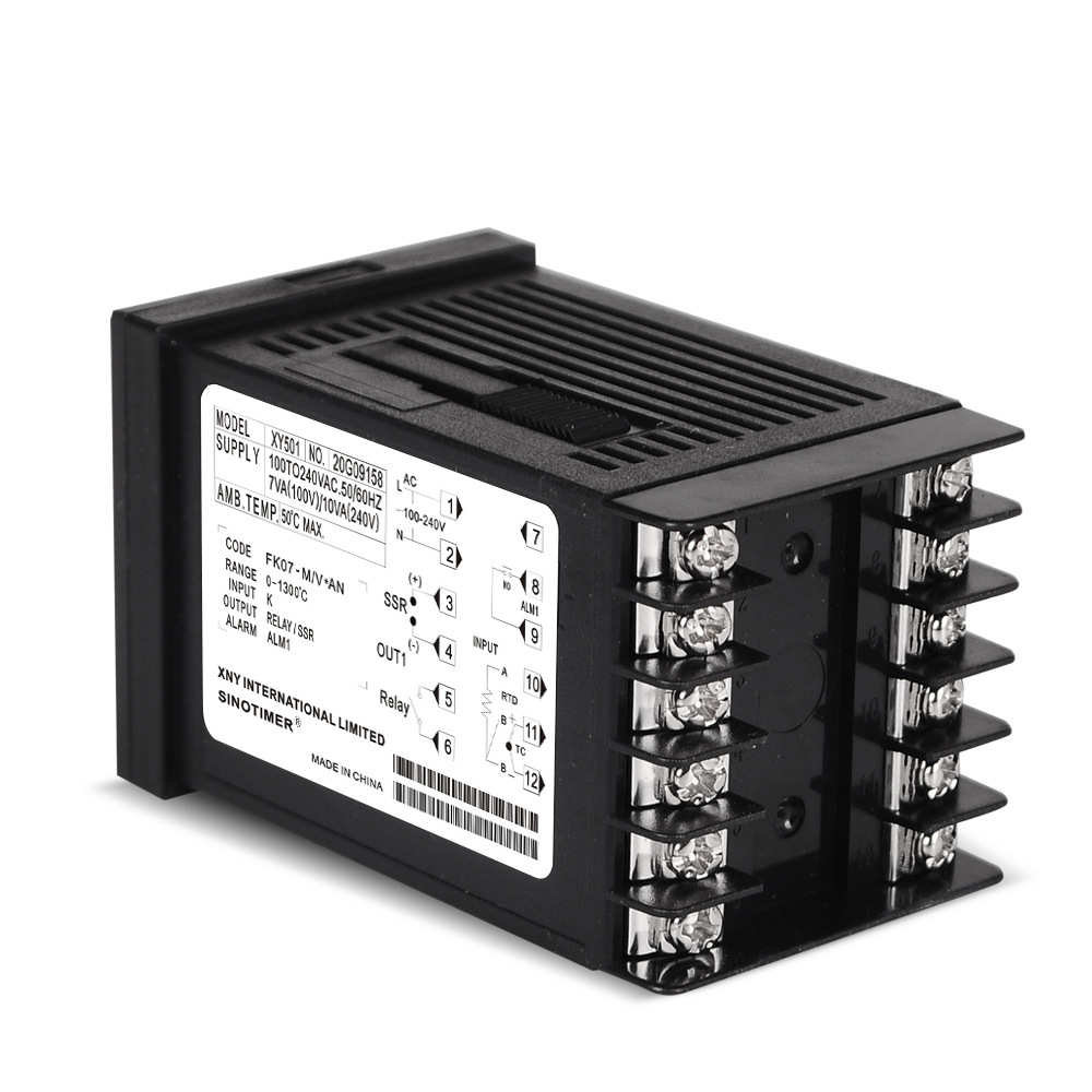 XY501 短壳电子智能PID温控仪加热制冷继电器SSR固态输出温控表