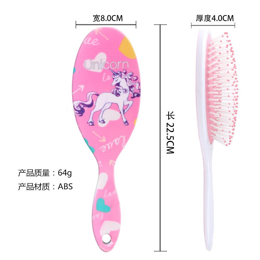 新款直销直供可爱气囊梳子彩色美发梳塑料按摩梳卷发梳美发工具