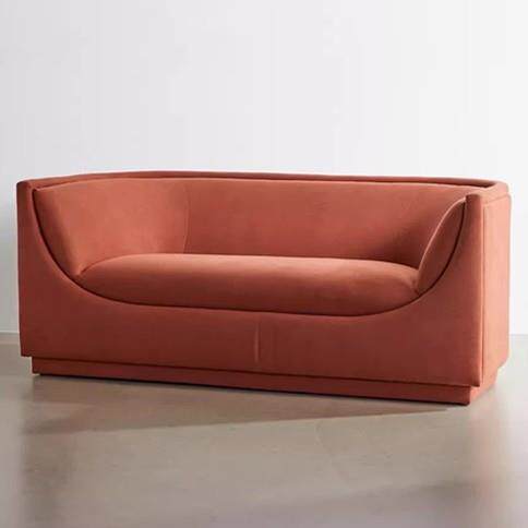 创意个性皮艺沙发现代简约大厅等候休息区接待组合办公室异形套装
