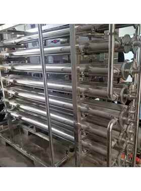 纳滤膜浓缩设备配不锈钢储蓄罐 GMP纯水大型RO膜双级反渗透过滤