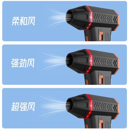热销压缩空气吹尘器150000RPM便携式电动空气鼓风机