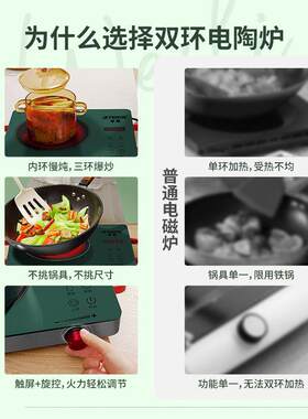 电陶炉家用3500w爆炒小型电磁炉智能台式煮茶炉大功率电子炉