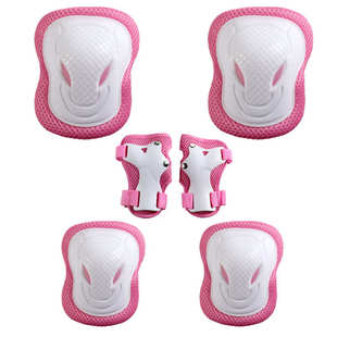 儿童轮滑护具六件套滑板平衡车运动护具套装护肘护腕护膝溜冰护具