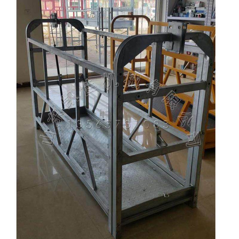 外墙吊篮起重机单柱双笼提升机工地小型吊床高空作业吊篮