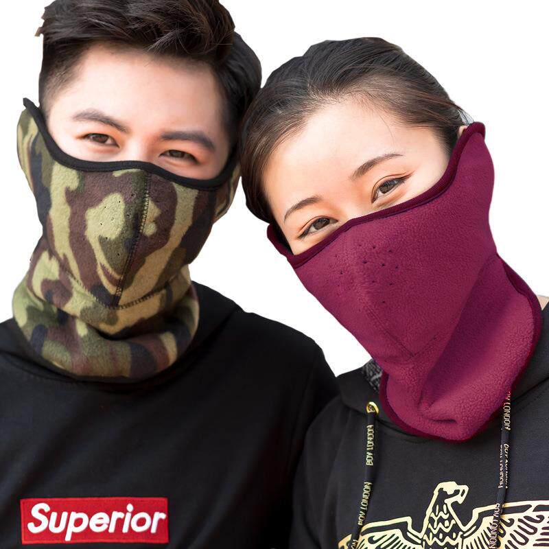 跨境保暖面罩护颈冬季防寒骑行女口耳罩围脖三合一耳套护脸口罩