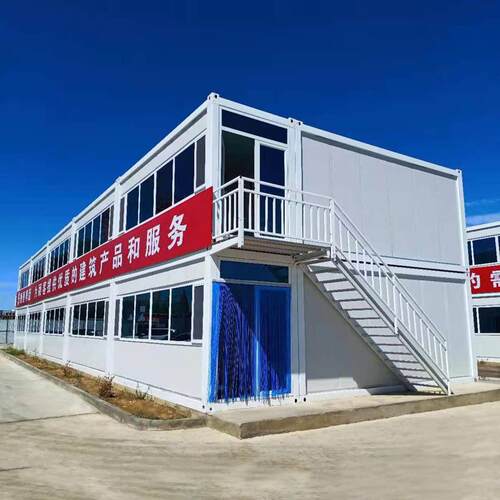 工地宿舍可移动室内办公室简易房成品民宿移动商铺集装箱活动房