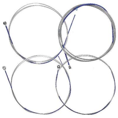 4 Pcs Middle Ruan Strings Zhongruan Steel Silver Instrument