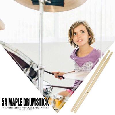 Drum Sticks Multi-function Solid 2x 5A Maple Wooden Drum