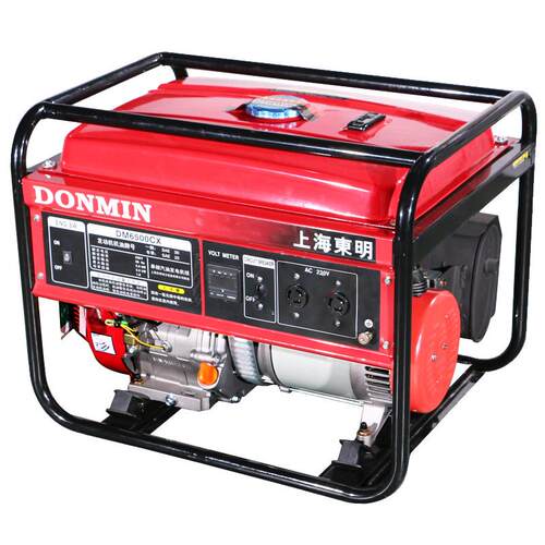 东明DONMIN 单相5kw小型手动便携式汽油发电机组DM6500CX