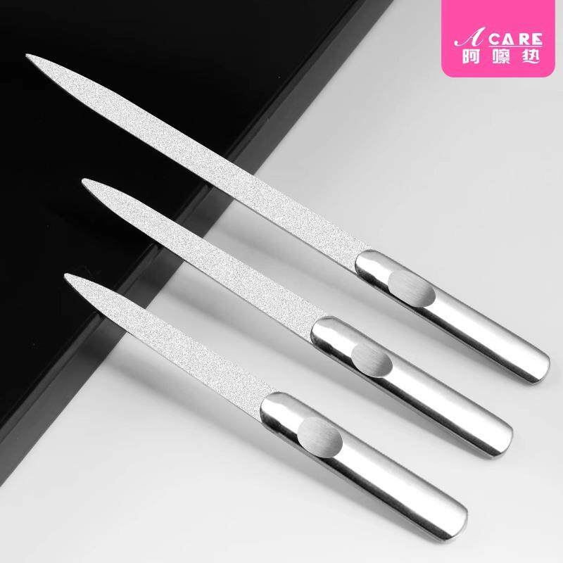 -10Y包邮/指甲锉/不锈钢A1v-双面锉刀指甲砂条美甲工具修护