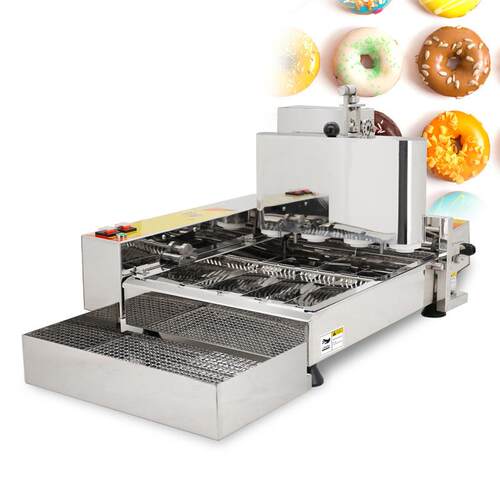 automaticdonutmachine商用自动甜甜圈机4通道自动成型甜甜圈