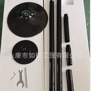 固定杆dancepole钢管便携式黑色跳舞舞蹈钢管舞室专业旋转家用