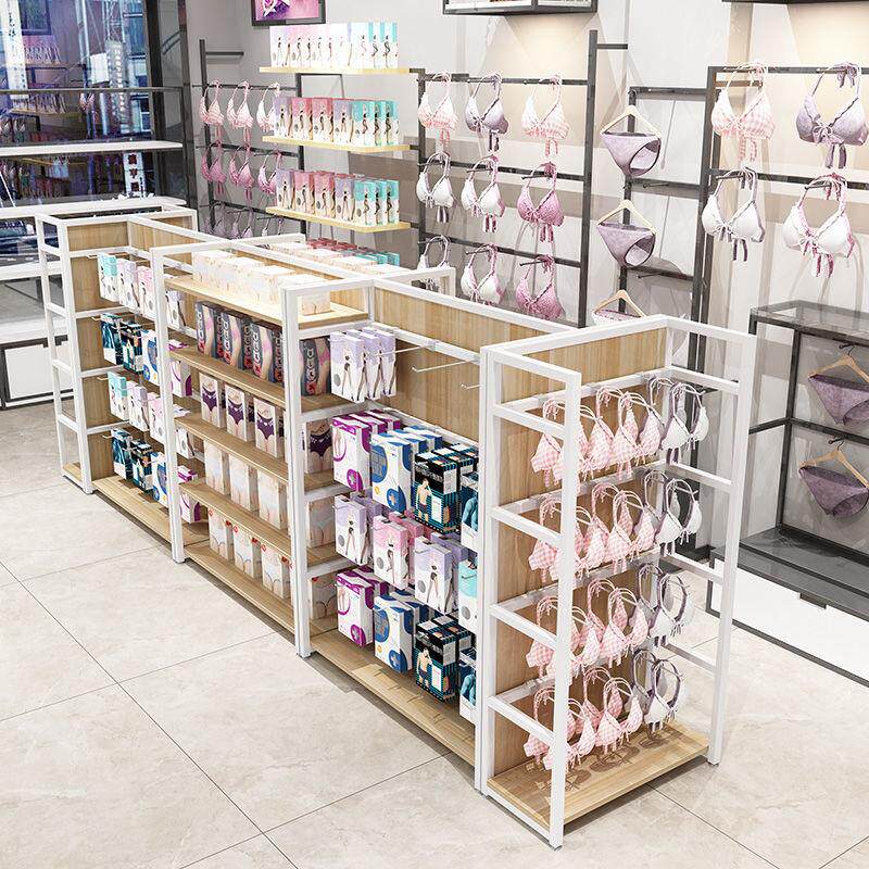 中岛柜手机配件挂钩货架展示架双面中岛超市金属便利店多层展示台