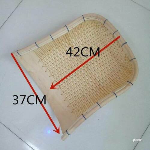 手工簸箕柳编竹编藤编单个土簸箕筲箕家用农村农用扫除簸箕赛时味