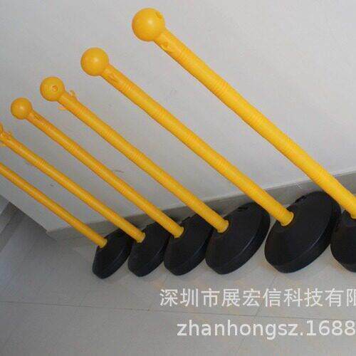 学校开学原产地货源不可伸缩圆球PE塑料挂链杆可灌水灌沙挂链