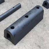 厂头526家销D型橡胶护舷橡码 船直舶平台卸货胶防撞块港口船用防撞条