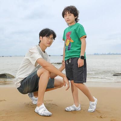 儿童沙滩速干溯溪鞋户外男女鞋防沙游泳浮潜漂流鞋钓鱼赶海鞋防滑