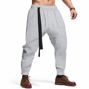 Men's pants, hip-hop youth, baggy pants, leg binding pants