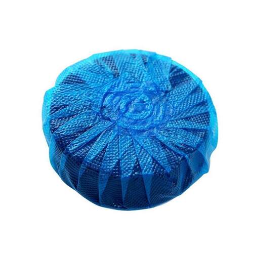 60pcs Blue Bubble Automatic Toilet Cleaner Tablet Blocks Loo