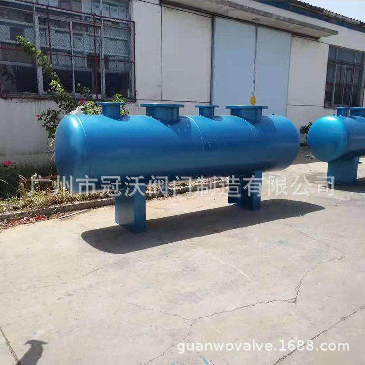 蒸汽分气缸分集水器地暖中央空调循环水分流器分水器压力容器气缸