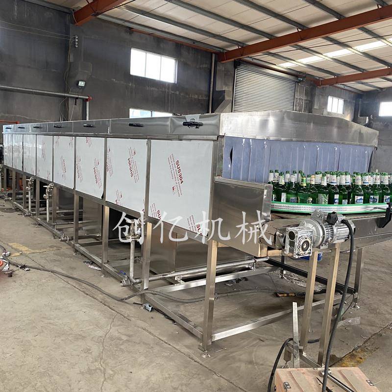 巴氏喷淋杀菌厂家果醋喷淋巴氏杀菌机玻璃瓶饮料低温杀菌机设备