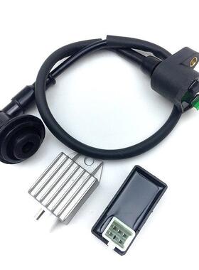 适用两冲程TACT DIO50 17/18/27/28/34期ZX50点火器高压包整流器