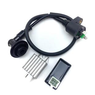 适用两冲程TACT DIO50 17/18/27/28/34期ZX50点火器高压包整流器