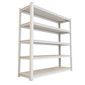 家用货架置物架落地多层杂物储藏间收纳架阳台仓库钢制超市收纳架