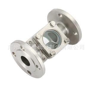 304不锈钢方形法兰直通视镜SG FZT方型观察口视窗水流指示器