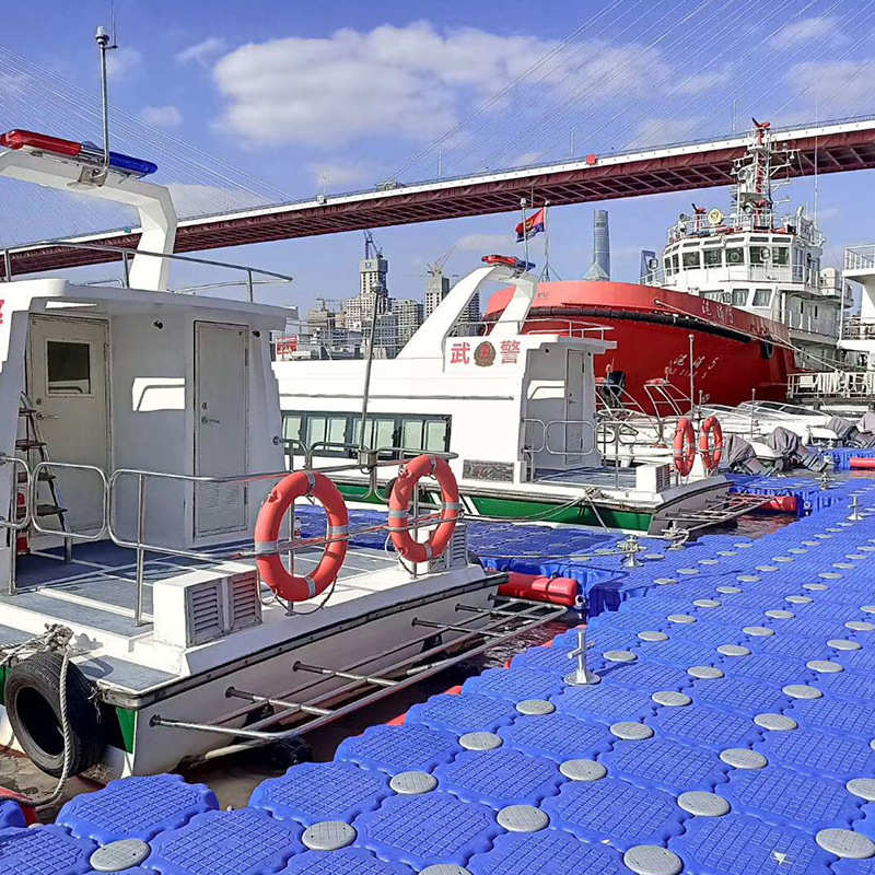 水上承重好栈道稳固浮桥性pe浮桥 水上滚筒码头方便浮筒浮筒塑料