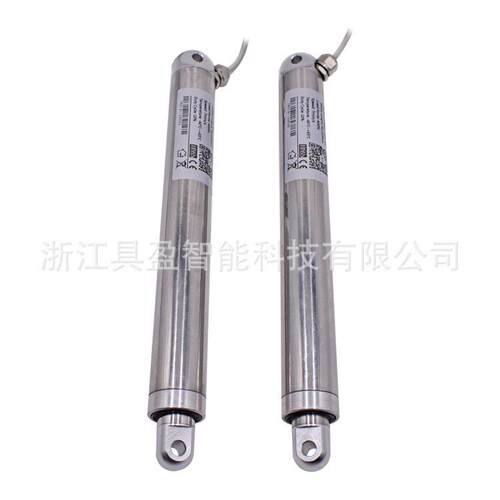 电动推杆具盈管状开柜门行程30~200mm金属电机微型直线电动推杆