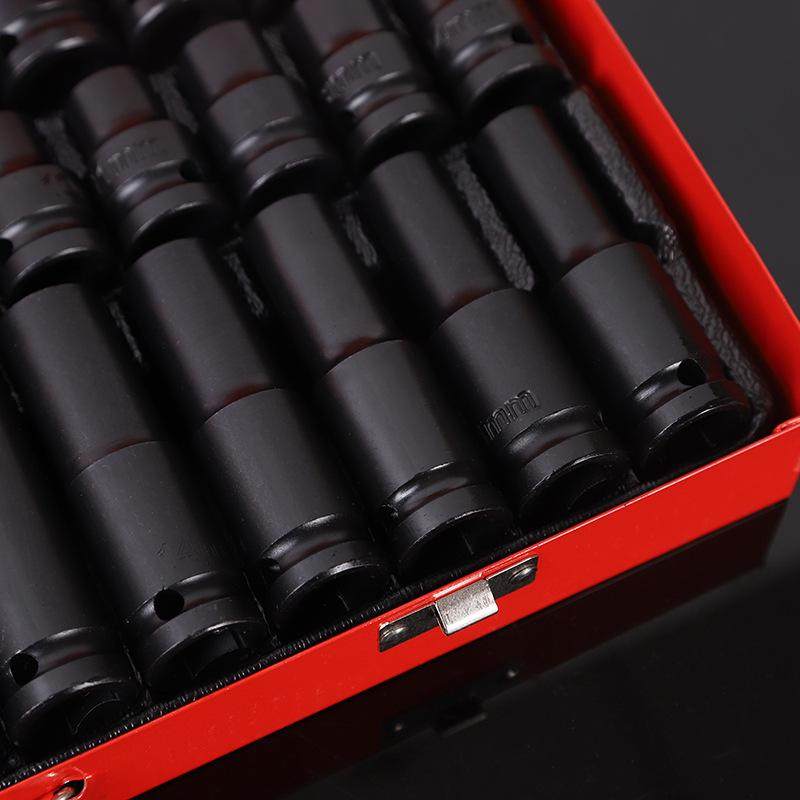 加长风炮套筒35件套装气动套筒小风炮套筒工具套装1/2寸铁盒批发,五金/工具,手动套筒扳手,淘宝优惠券,粉丝福利购,淘宝优惠卷